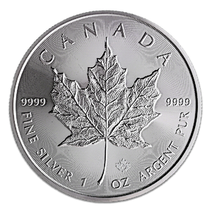 2019 1 oz Canadian Silver Maple Leaf Bullion Coin