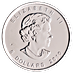 2010 1 oz Canadian Silver Maple Leaf Bullion Coin thumbnail