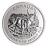 Canadian Wildlife Series 2013 - Pronghorn Antelope - 1 oz Canadian Wildlife Series 2013 - Pronghorn Antelope - 1 oz
