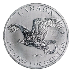 2014 1 oz Canadian Bald Eagle Silver Bullion Coin