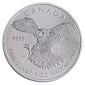 Canadian Peregrine Falcon 2014 - 1 oz