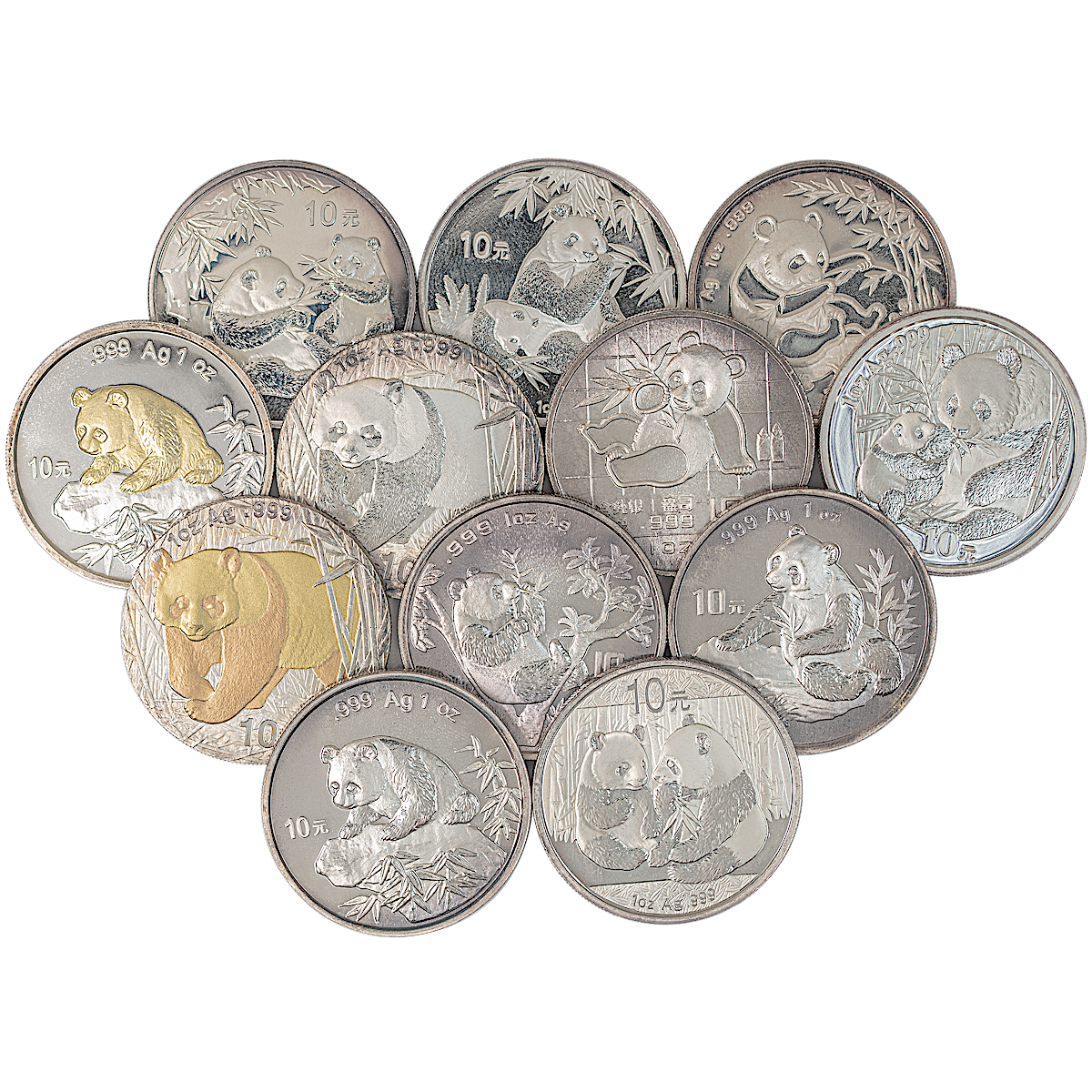 Buy 1 oz Chinese Silver Panda Bullion Coin (Various Years)
