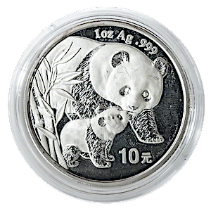 2004 1 oz Chinese Silver Panda Bullion Coin