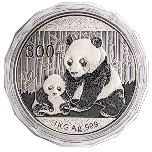 2012 1 Kilogram Chinese Silver Panda Proof Coin (Pre-Owned in Good Condition)