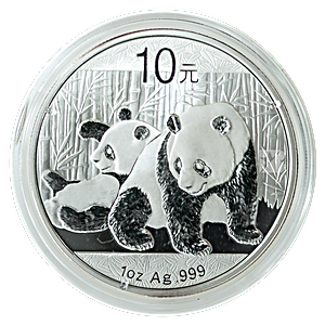 2010 1 oz Chinese Silver Panda Bullion Coin