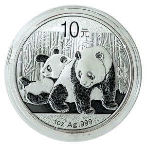 2010 1 oz Chinese Silver Panda Bullion Coin
