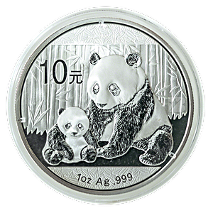 2012 1 oz Chinese Silver Panda Bullion Coin