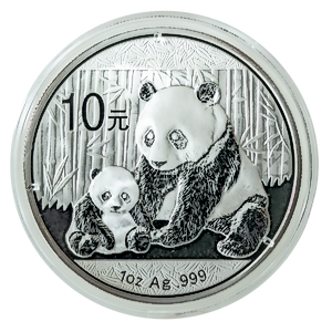 2012 1 oz Chinese Silver Panda Bullion Coin
