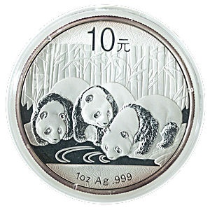 2013 1 oz Chinese Silver Panda Bullion Coin