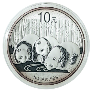 2013 1 oz Chinese Silver Panda Bullion Coin