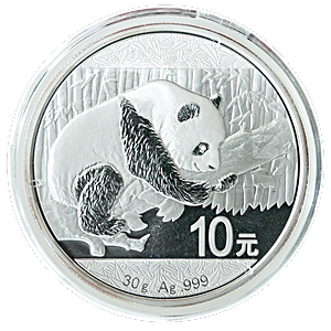 2016 30 Gram Chinese Silver Panda Bullion Coin