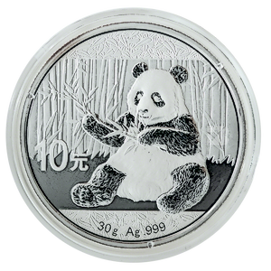 2017 30 Gram Chinese Silver Panda Bullion Coin