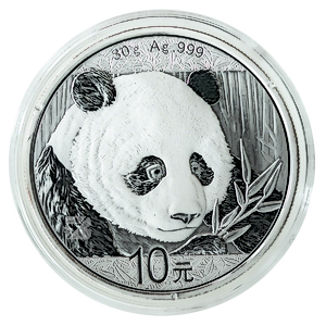 2018 30 Gram Chinese Silver Panda Bullion Coin