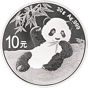 2020 30 Gram Chinese Silver Panda Bullion Coin