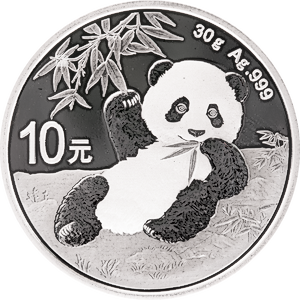 2020 30 Gram Chinese Silver Panda Bullion Coin