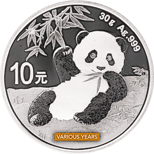 30 Gram Chinese Silver Panda Bullion Coin (Various Years)