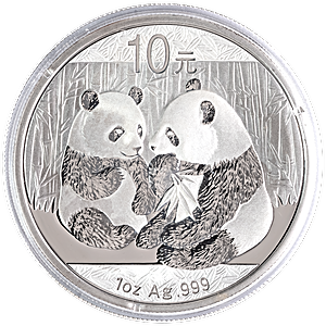 2009 1 oz Chinese Silver Panda Bullion Coin
