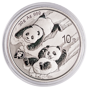 2022 30 Gram Chinese Silver Panda Bullion Coin