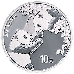 2023 30 Gram Chinese Silver Panda Bullion Coin