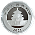 2021 30 Gram Chinese Silver Panda Bullion Coin thumbnail