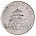1991 1 oz Chinese Silver Panda Bullion Coin thumbnail