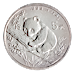 1995 1/2 oz Chinese Silver Panda Bullion Coin thumbnail