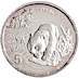 1997 1/2 oz Chinese Silver Panda Bullion Coin thumbnail