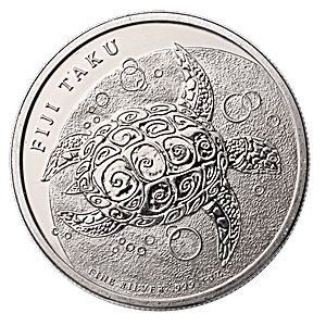 2012 1 oz Fiji Silver Taku Bullion Coin (Pre-Owned in Good Condition)