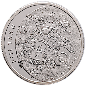 2013 1 oz Fiji Silver Taku Bullion Coin (Pre-Owned in Good Condition)