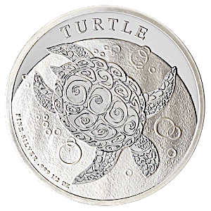 2016 1/2 oz Niue Silver Hawksbill Turtle (Pre-Owned in Good Condition)