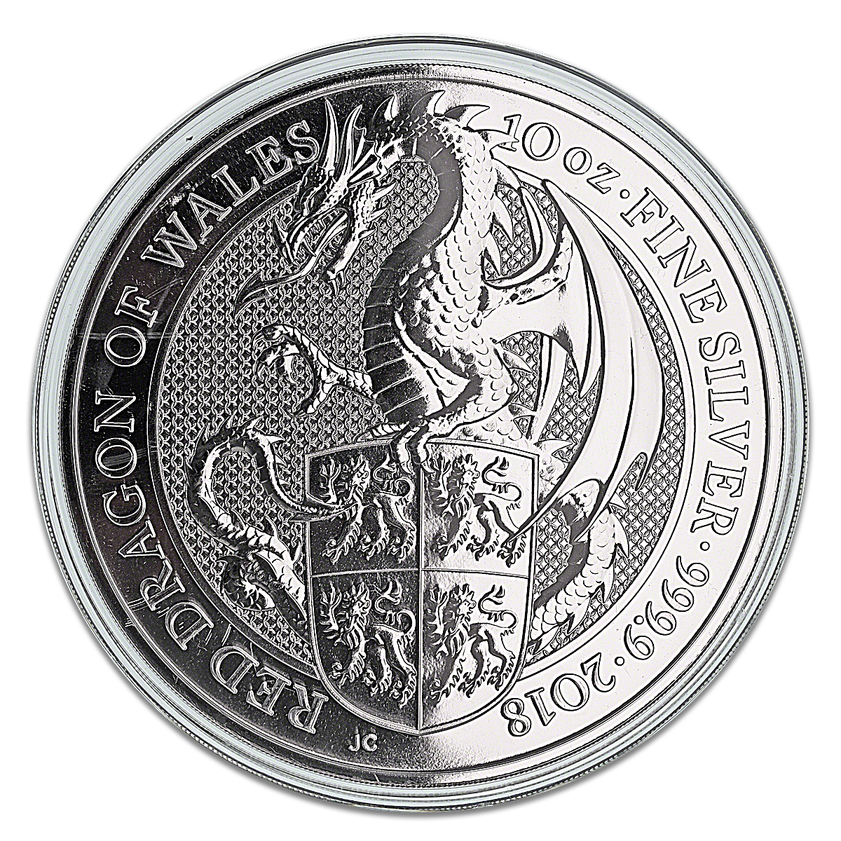 Queen's Beast Dragon Silver Coin 10 oz Order online
