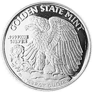 1/4 oz Walking Liberty Silver Bullion Round