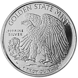 1 oz Walking Liberty Silver Bullion Round (Pre-Owned in Good Condition)