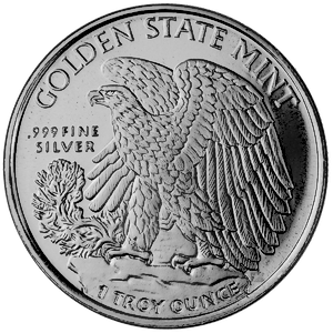 1 oz Walking Liberty Silver Bullion Round (Pre-Owned in Good Condition)