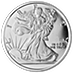 1 oz Walking Liberty Silver Bullion Round (Pre-Owned in Good Condition) thumbnail