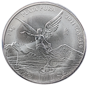2011 1 kilogram Mexican Silver Libertad Coin