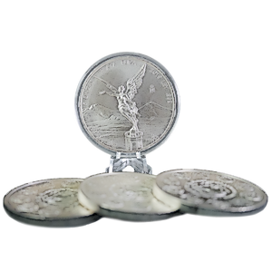 4 pcs of 5 oz 2019 Mexican Silver Libertad Coins - Total 20 oz Silver