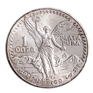 1985 1 oz Mexican Silver Libertad Bullion Coin