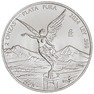 2024 2 oz Mexican Silver Libertad Bullion Coin