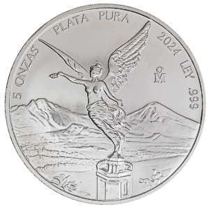 2024 5 oz Mexican Silver Libertad Bullion Coin