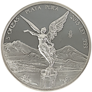 2015 5 oz Mexican Silver Libertad Proof Bullion Coin