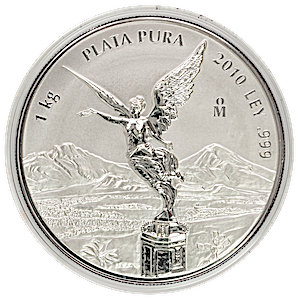 2010 1 Kilogram Mexican Silver Libertad Proof Bullion Coin