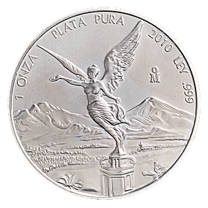 2010 1 oz Mexican Silver Libertad Bullion Coin