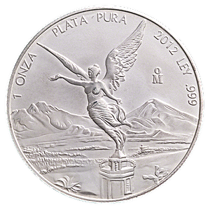 2012 1 oz Mexican Silver Libertad Bullion Coin