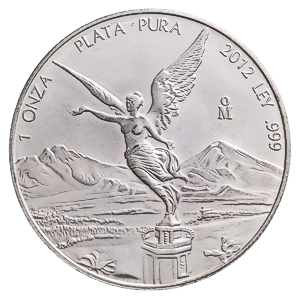 2012 1 oz Mexican Silver Libertad Bullion Coin