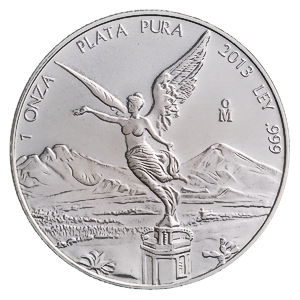 2013 1 oz Mexican Silver Libertad Bullion Coin