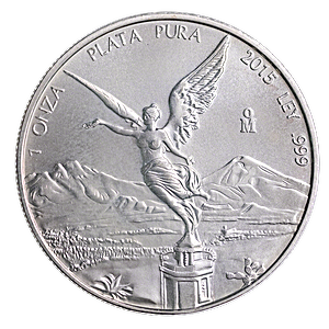 2015 1 oz Mexican Silver Libertad Bullion Coin