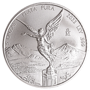 2023 5 oz Mexican Silver Libertad Bullion Coin