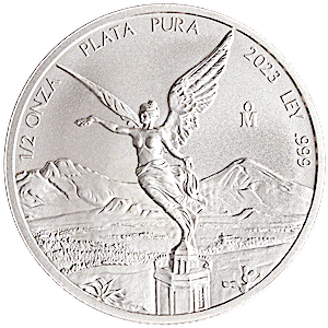 2023 1/2 oz Mexican Silver Libertad Bullion Coin