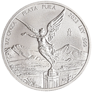 2023 1/2 oz Mexican Silver Libertad Bullion Coin